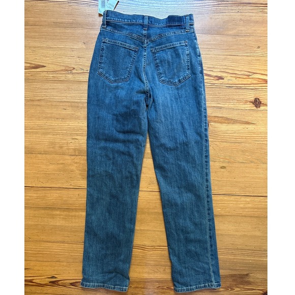 Abercrombie & Fitch The 90s Straight Jeans Womens Blue New Curve Love SIZE 27/4R - Picture 8 of 8